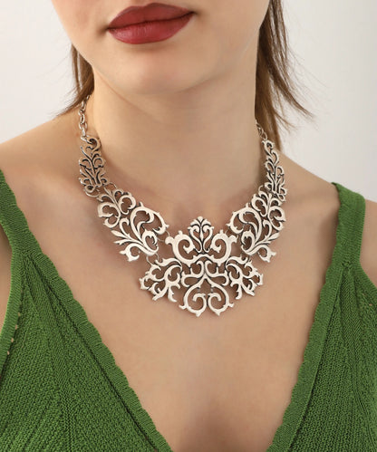 Sterling Silver Plated Women Necklace