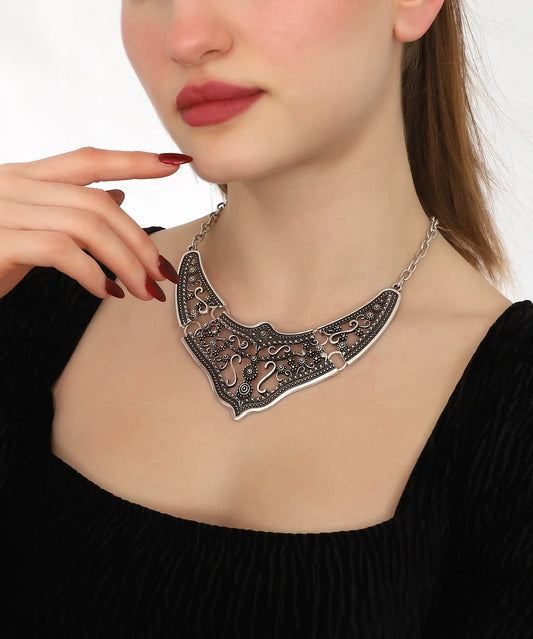 Sterling Silver Plated Women Necklace
