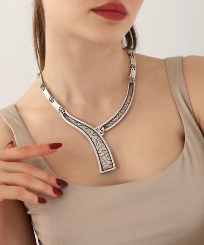 Sterling Silver Plated Women Necklace