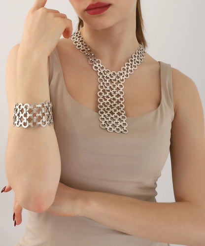 Sterling Silver Plated Women Necklace