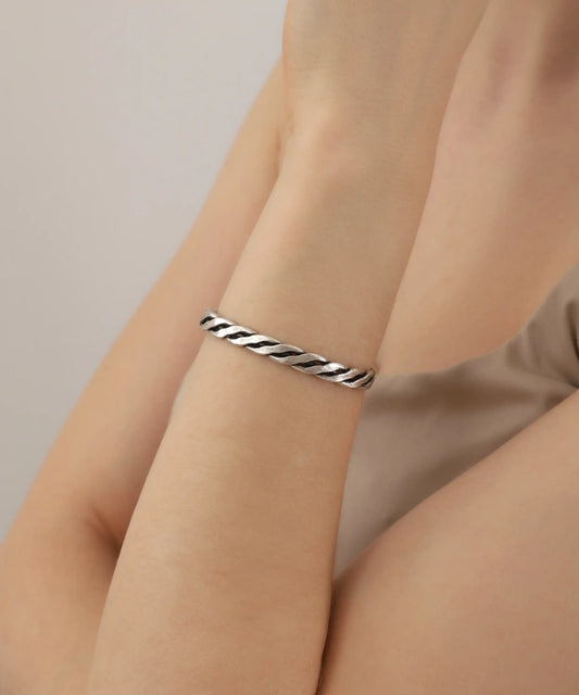 Silver Plated Women Cuff Bracelet