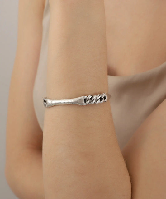 Silver Plated Women Cuff Bracelet
