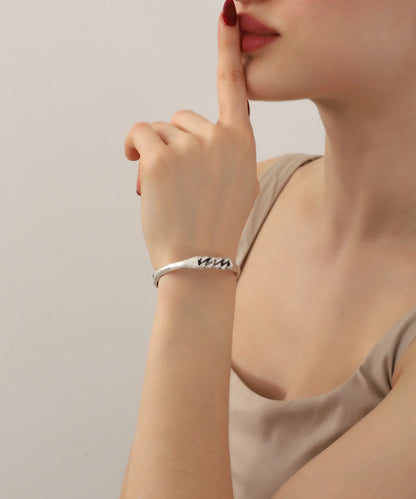 Silver Plated Women Cuff Bracelet