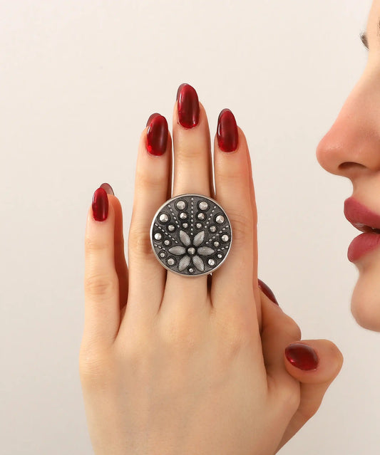 Silver Plated Boho Ring