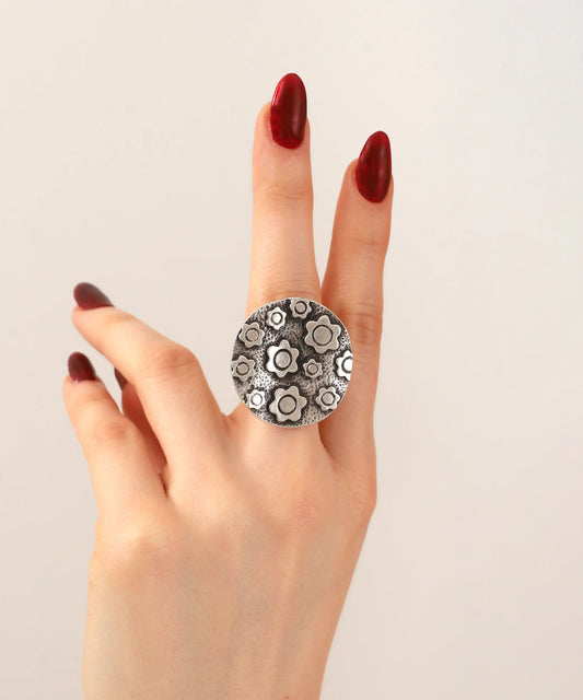 Silver Plated Boho Ring