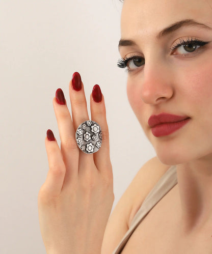 Silver Plated Boho Ring
