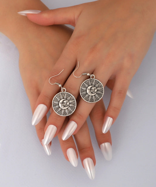 Silver Plated Zodiac Signs Earrings