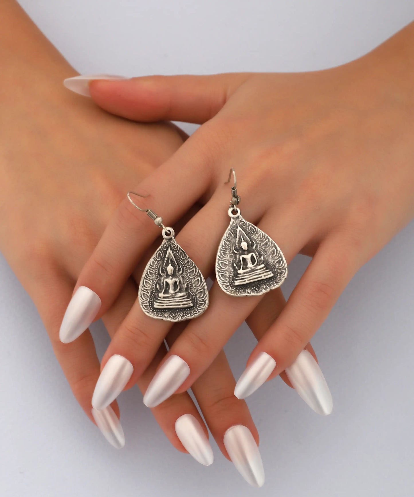 Silver Plated Boho Earrings