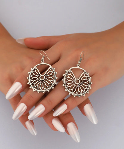 Silver Plated Boho Earrings